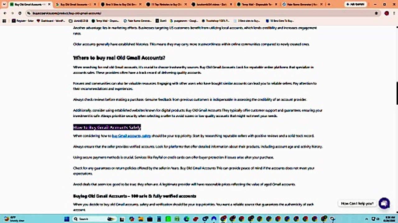 17 Best Places to Buying Old Gmail Accounts (PVA & Aged) in ... 2026