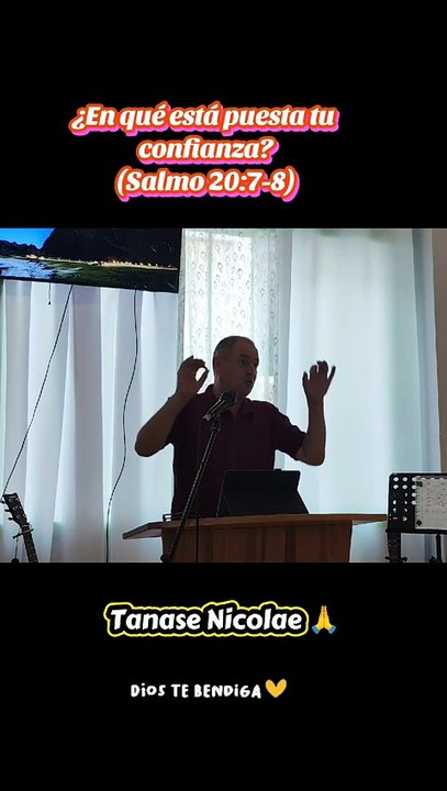¿En qué está puesta tu confianza? (Salmo 20:7-8) Tanase Nicolae