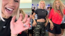 Ciara and Trinity Rodman shared a fun viral moment during a Mariners game in Seattle