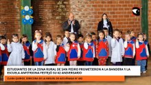 ESTUDIANTES DE LA ZONA RURAL DE SAN PEDRO PROMETIERON A LA BANDERAa