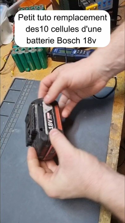 Petit tuto remplacement des 20 cellules d'une batterie Bosch  18v