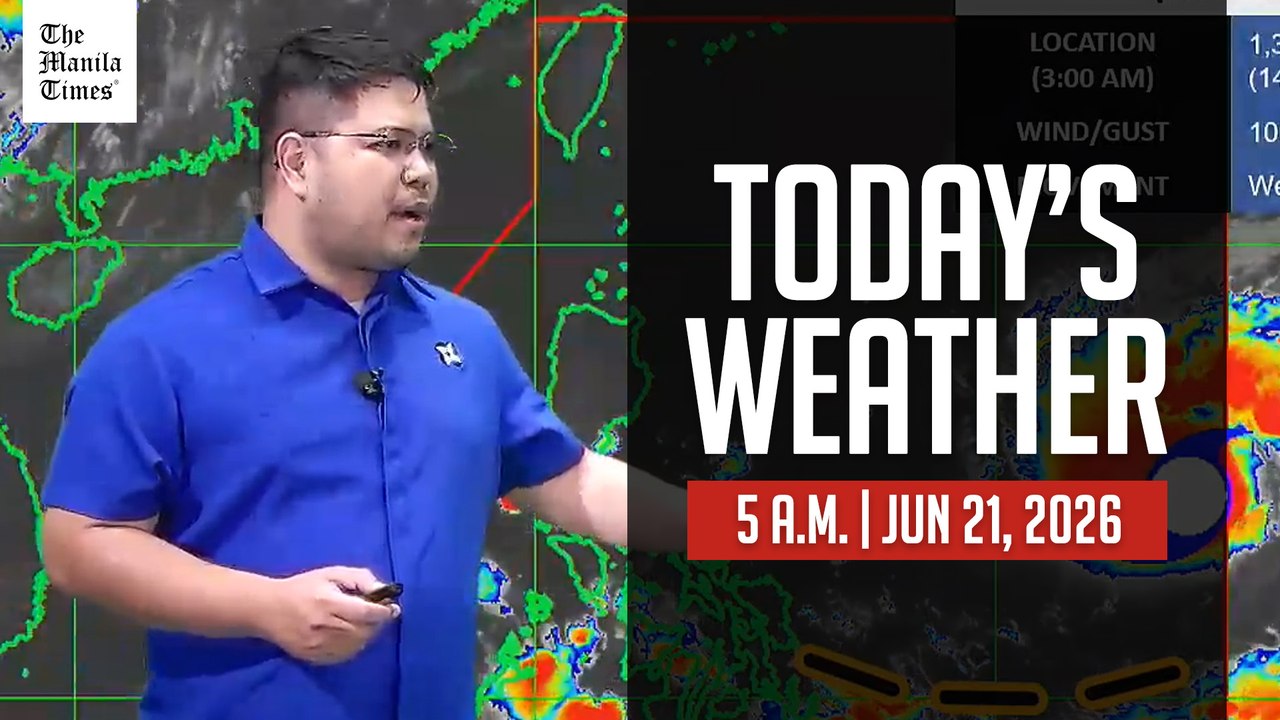 Today's Weather, 5 A.M. | Jun. 21, 2026