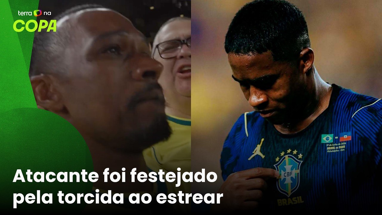 Pai de Endrick não segura emoção e chora ao ver atacante estrear pelo Brasil na Copa do Mundo