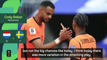 Gakpo delighted with fluent Netherlands as they hammer Sweden