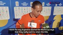 Argentina catching Van Dijk's eye at World Cup