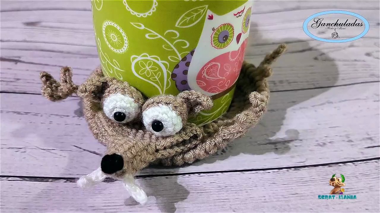 SCRAT - THE SCRATISTS - CROCHET - AMIGURUMI - COASTER v23 - PART 2 - ESP