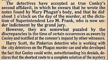 Thursday, 29th May 1913 Detectives Seek Corroboration of Conleys Story