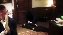 Movie accident man