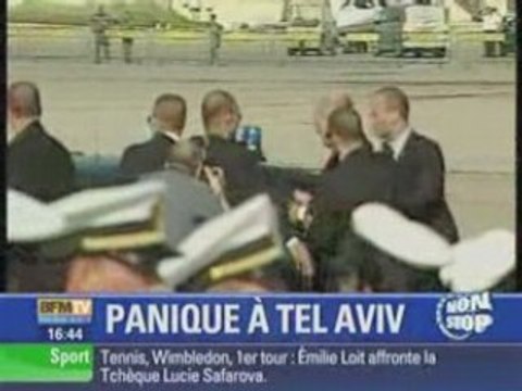 INCIDENTS À L'AÉROPORT DE TEL-AVIV