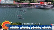 「划蛋瘦肉舟」打滑了！鹿港龍舟賽20日險相撞 「台中榮總」驚險閃過