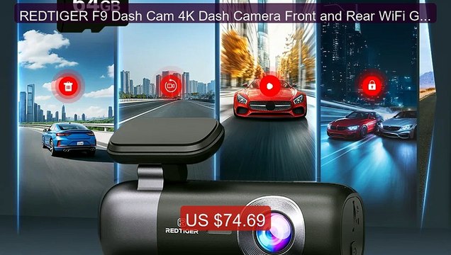 REDTIGER F9 Dash Cam 4K Dash Camera Front and Rear WiFi GPS Ca... Best Buy 2026 | Great Quality!