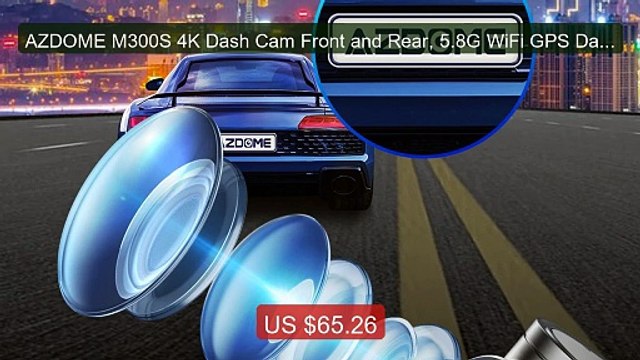 AZDOME M300S 4K Dash Cam Front and Rear, 5.8G WiFi GPS Dash Ca... Best Buy 2026 | Great Quality!