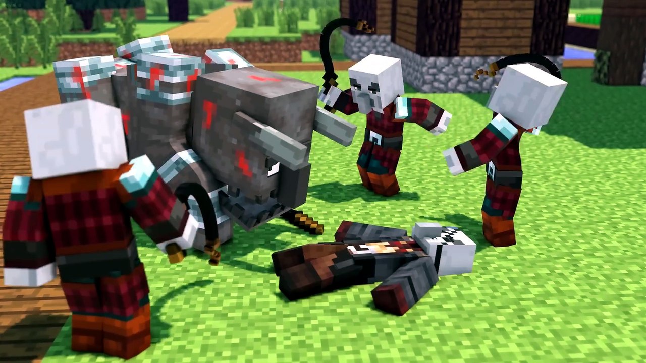 The minecraft life - Defenseless Ravager - VERY SAD STORY 😥 - Minecraft animation