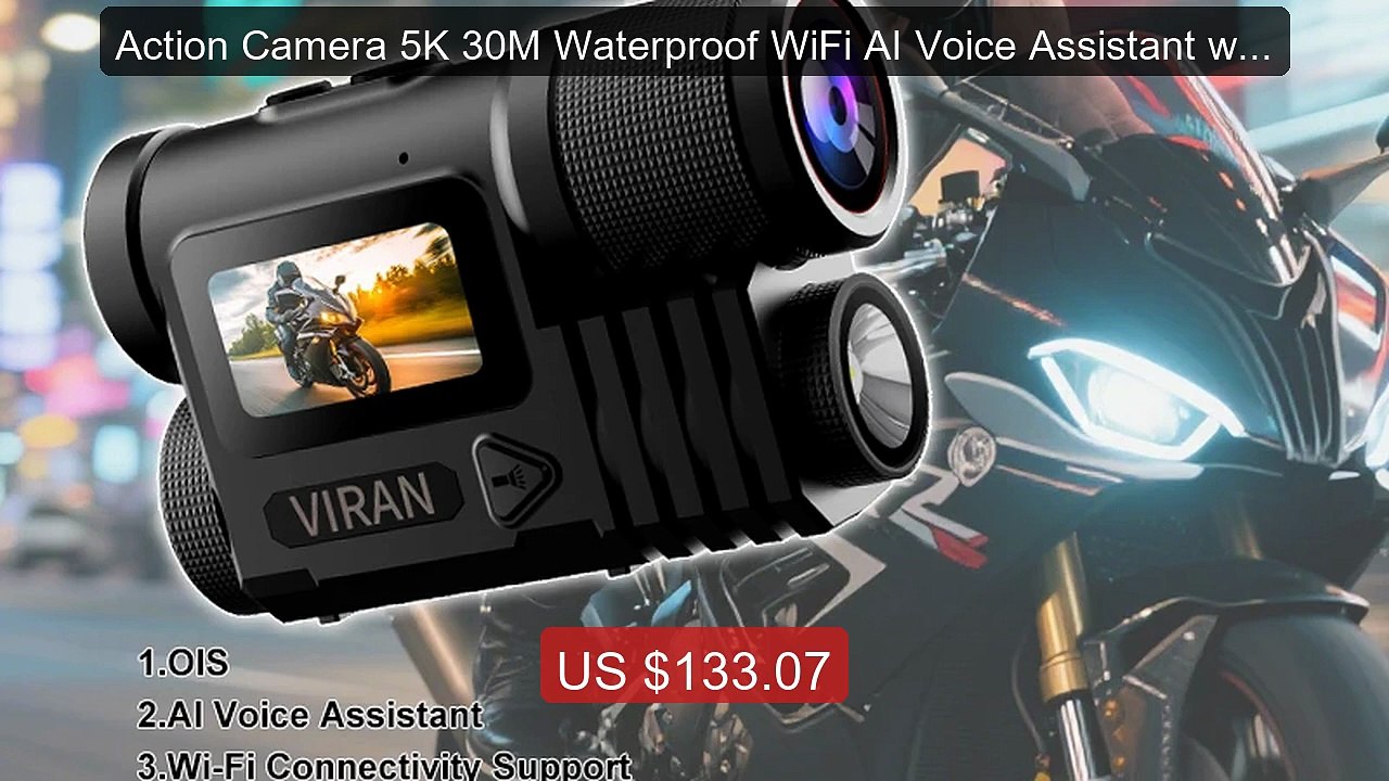 Action Camera 5K 30M Waterproof WiFi AI Voice Assistant wit... -- Top Pick 2026 | Unbeatable Price!