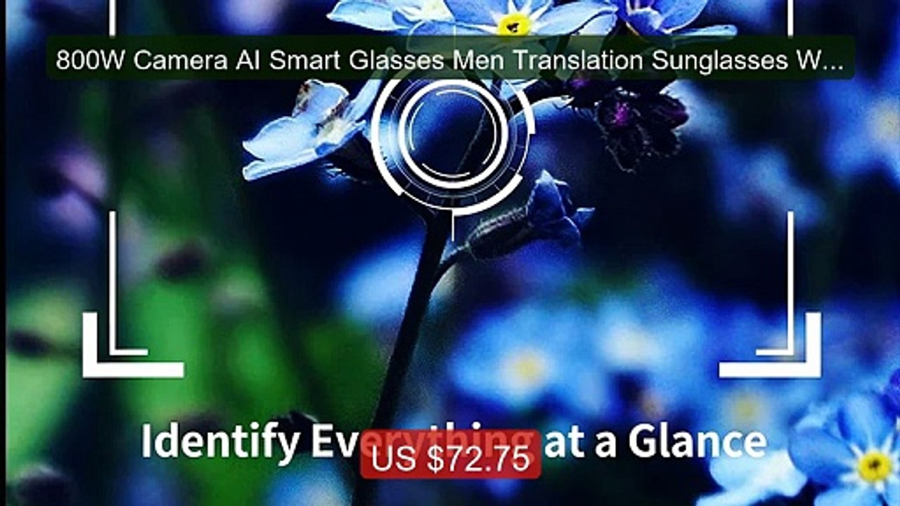 800W Camera AI Smart Glasses Men Translation Sunglasses Wat... -- Top Pick 2026 | Unbeatable Price!