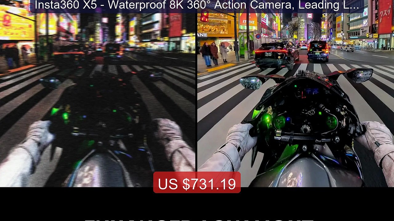 Insta360 X5 - Waterproof 8K 360° Action Camera,...