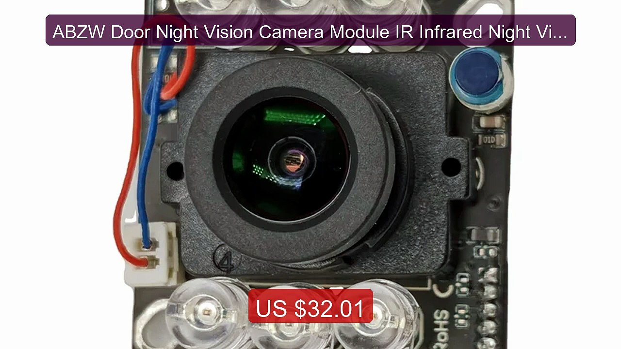 ABZW Door Night Vision Camera Module IR Infrare...