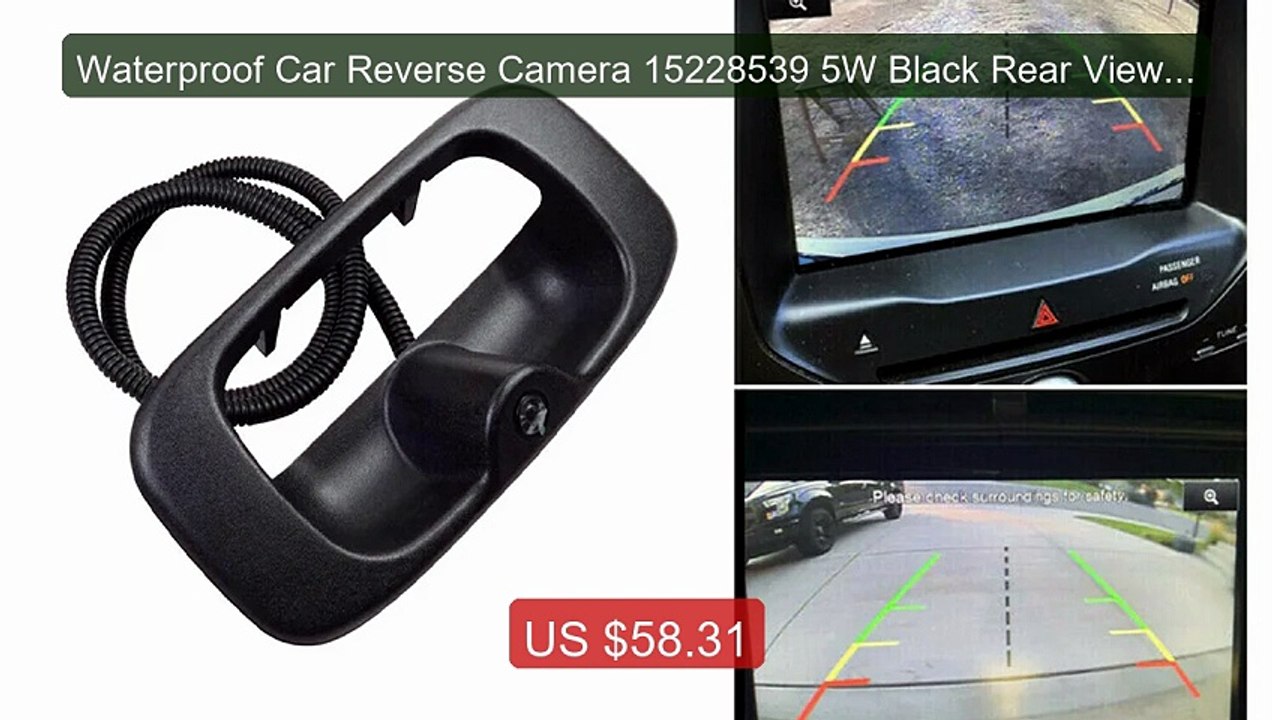 Waterproof Car Reverse Camera 15228539 5W Black Rear View Camera F... -- Best Deal 2026 | Shop Now!