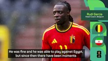 Belgium to go into Iran game without Doku