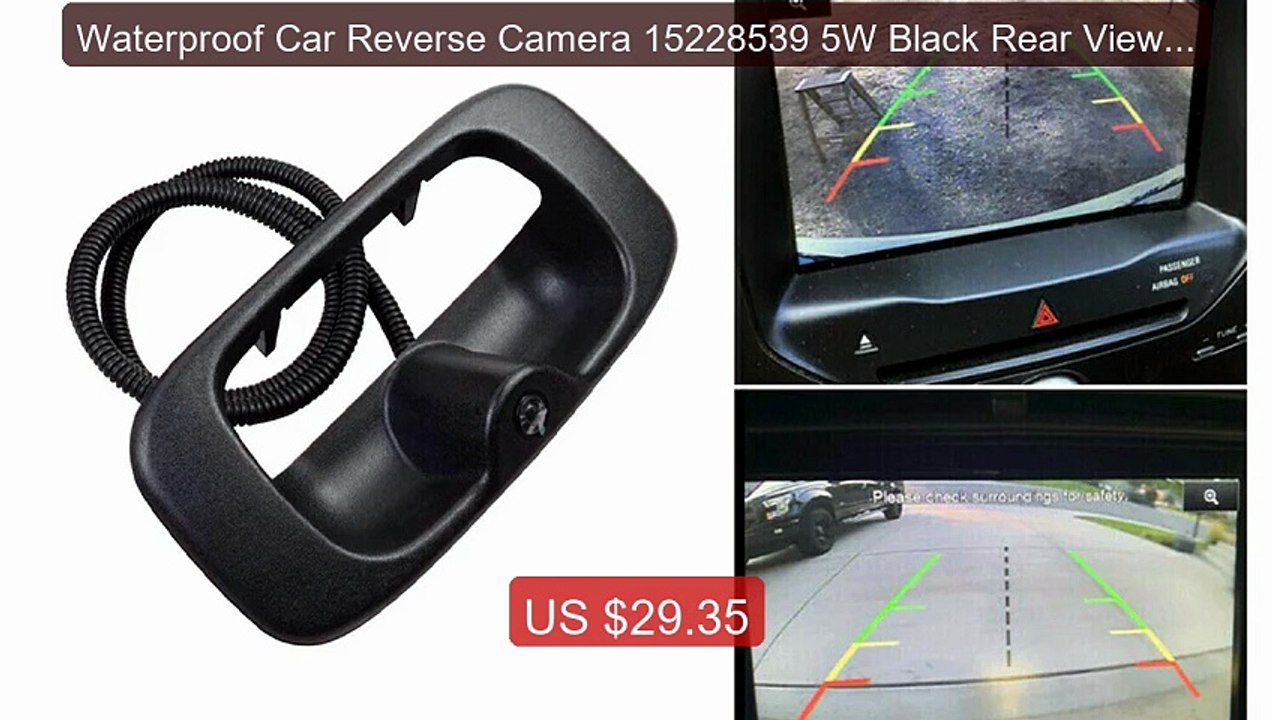Waterproof Car Reverse Camera 15228539 5W Black Rear View Camera F... -- Best Deal 2026 | Shop Now!