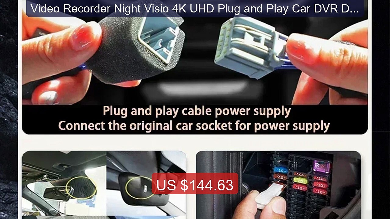 Video Recorder Night Visio 4K UHD Plug and Play Car DVR Dash Cam Ca... -- Top Rated 2026 | Buy Now!
