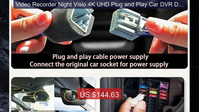 Video Recorder Night Visio 4K UHD Plug and Play Car DVR Dash Cam Ca... Top Rated 2026 | Buy Now!