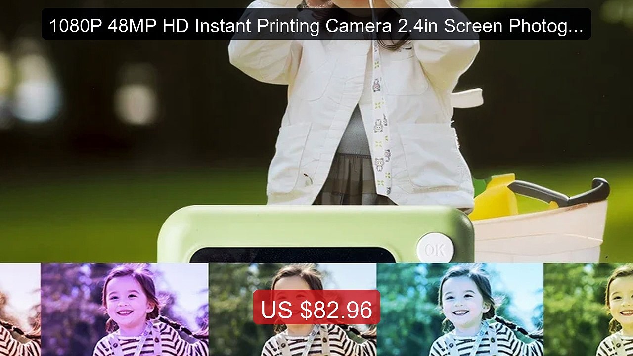 1080P 48MP HD Instant Printing Camera 2.4in Screen Photography Por... -- Best Deal 2026 | Shop Now!