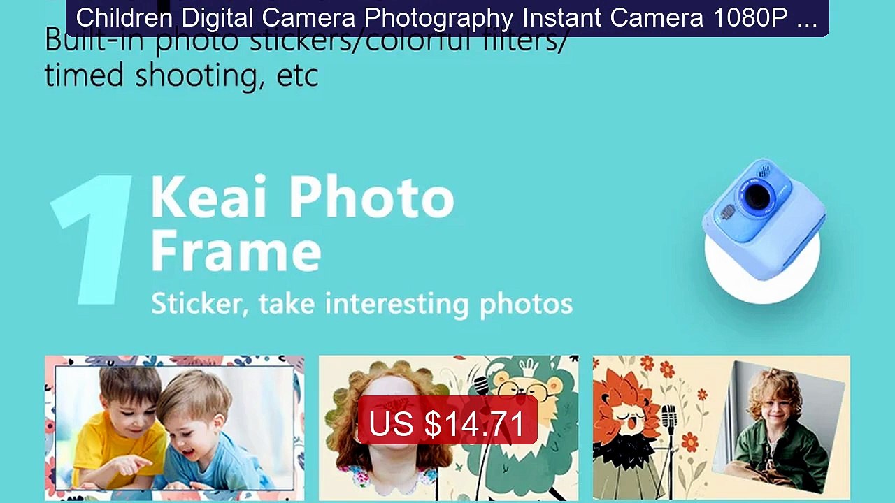 Children Digital Camera Photography Instant Camera 1080P HD Du... -- Best Buy 2026 | Great Quality!
