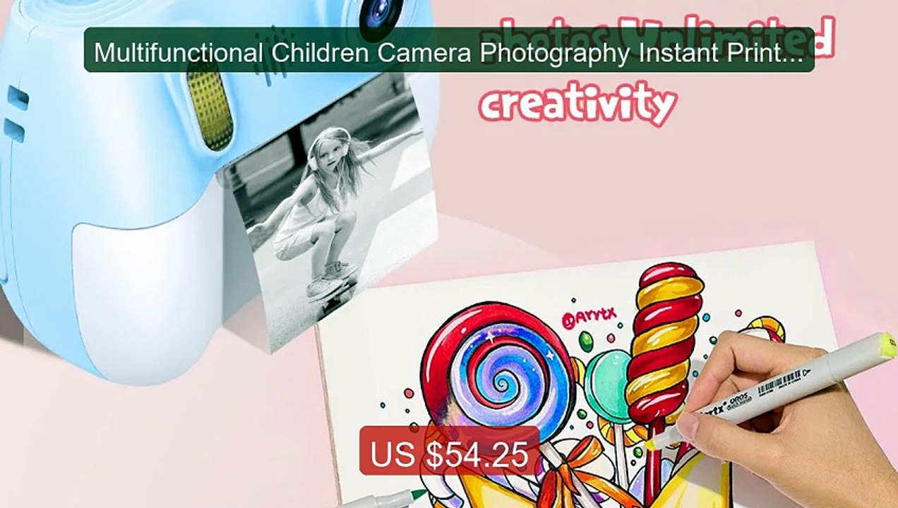 Multifunctional Children Camera Photography Instant Print Phot... -- Hot Deal 2026 | Limited Offer!