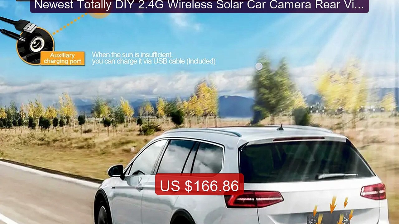 Newest Totally DIY 2.4G Wireless Solar Car Camera Rear View Backup... -- Best Deal 2026 | Shop Now!