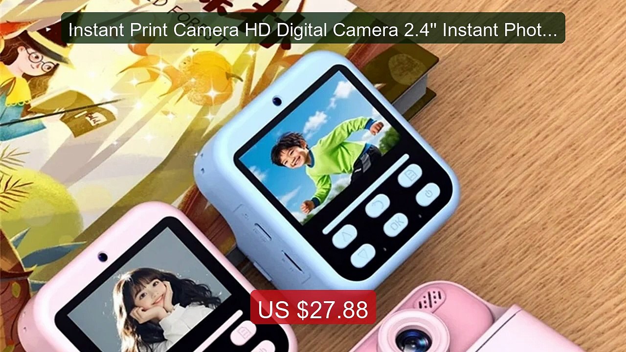 Instant Print Camera HD Digital Camera 2.4'' Instant Photo ... -- Top Pick 2026 | Unbeatable Price!