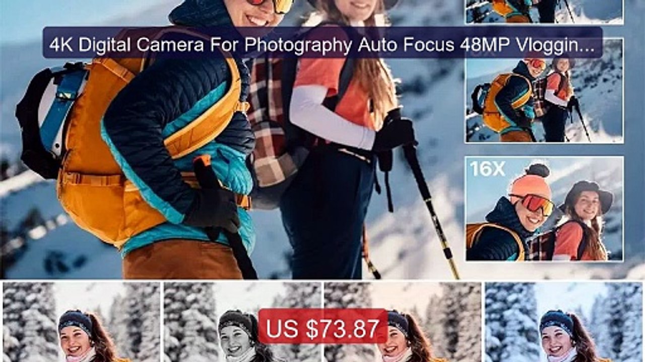 4K Digital Camera For Photography Auto Focus 48MP Vlogging Ca... -- Amazing Value 2026 | Must Have!