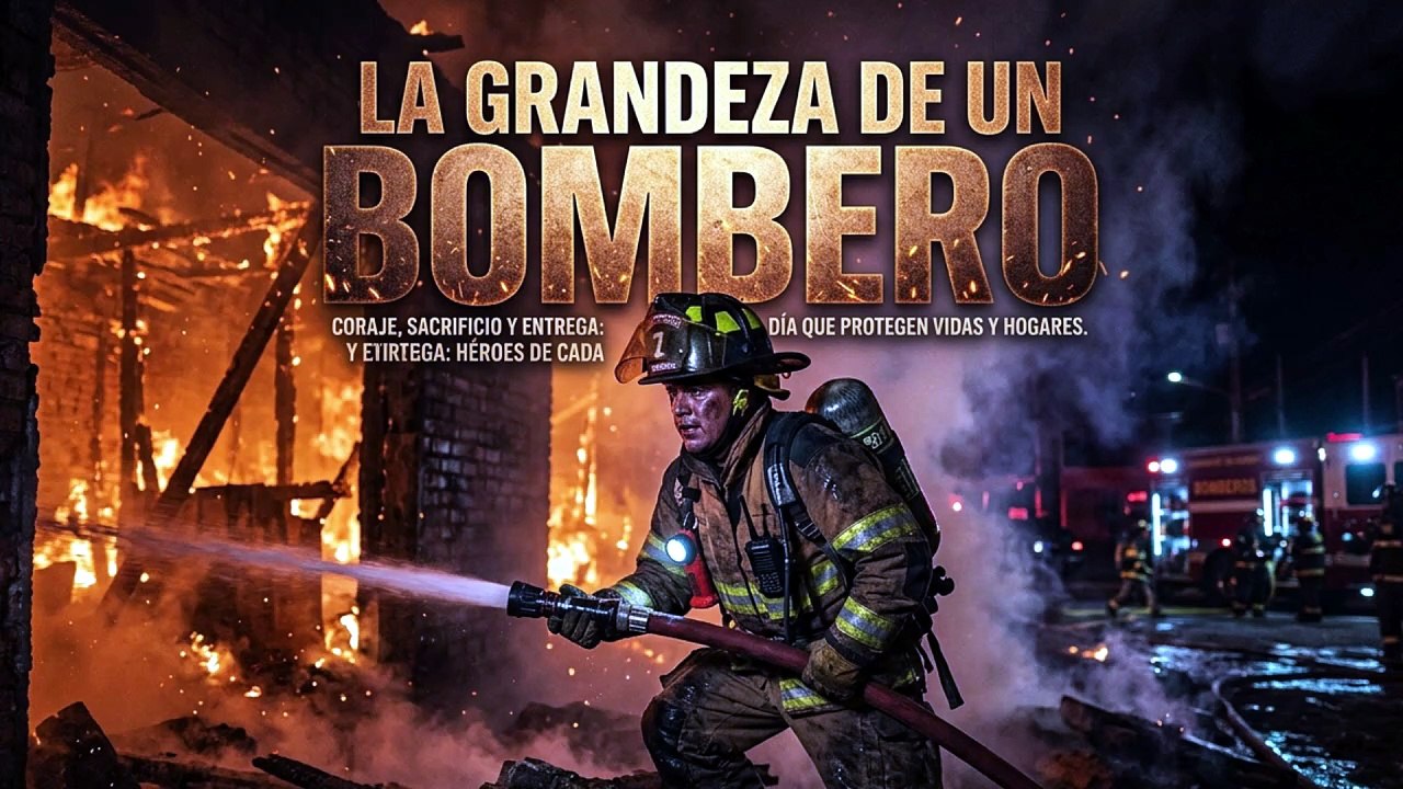 🚒🔥 LA GRANDEZA DE UN BOMBERO ❤️🧯 🧯❤️🚒