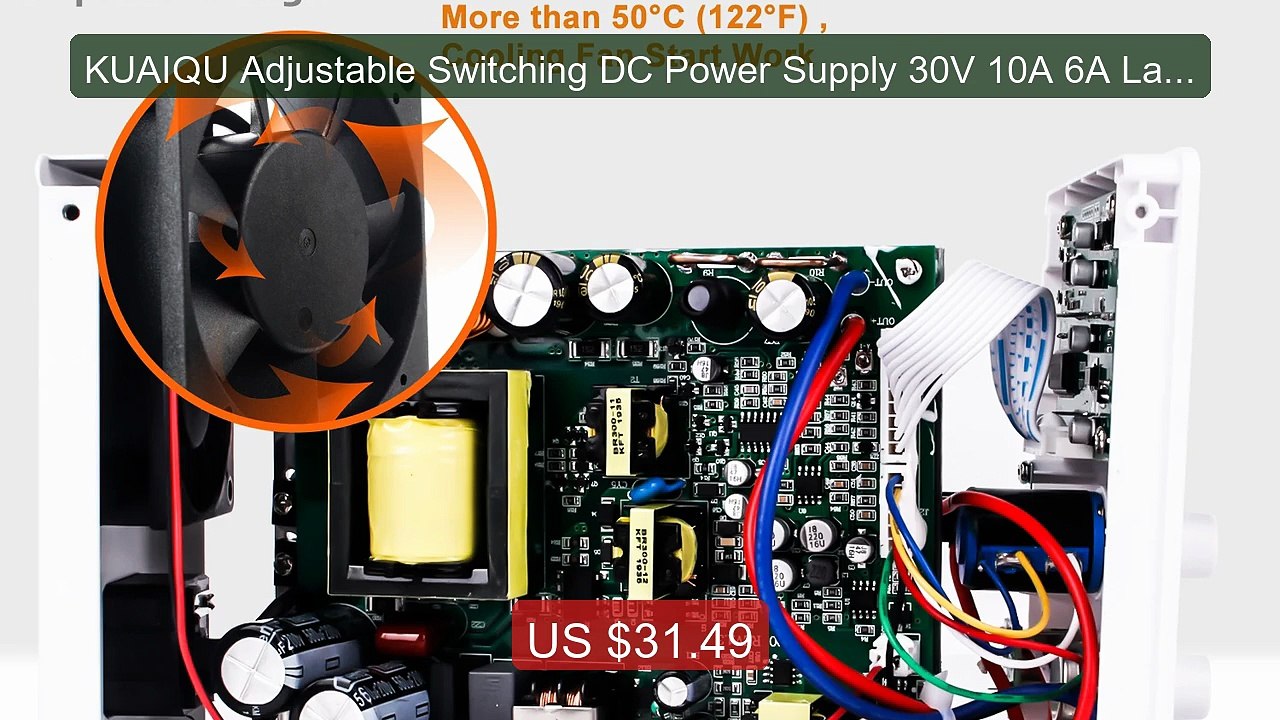 KUAIQU Adjustable Switching DC Power Supply 30V 10A 6A Lab Bench Po... -- Top Rated 2026 | Buy Now!