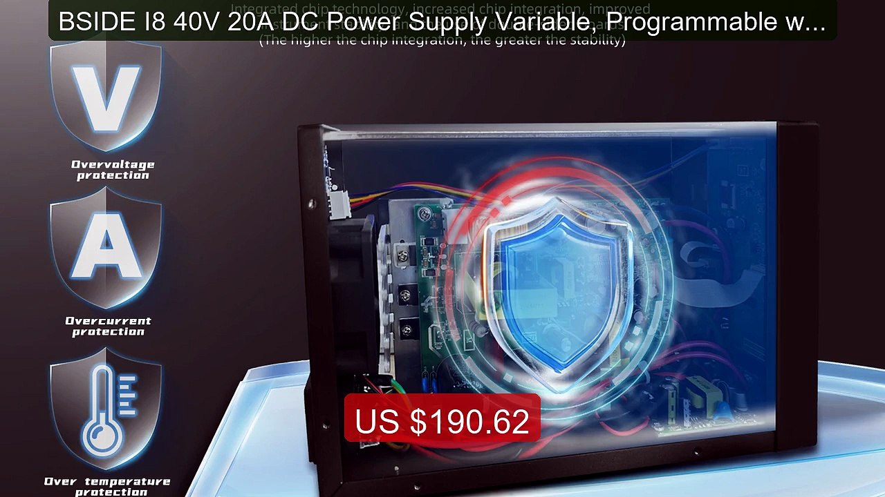 BSIDE I8 40V 20A DC Power Supply Variable, Programmable with E... -- Hot Deal 2026 | Limited Offer!