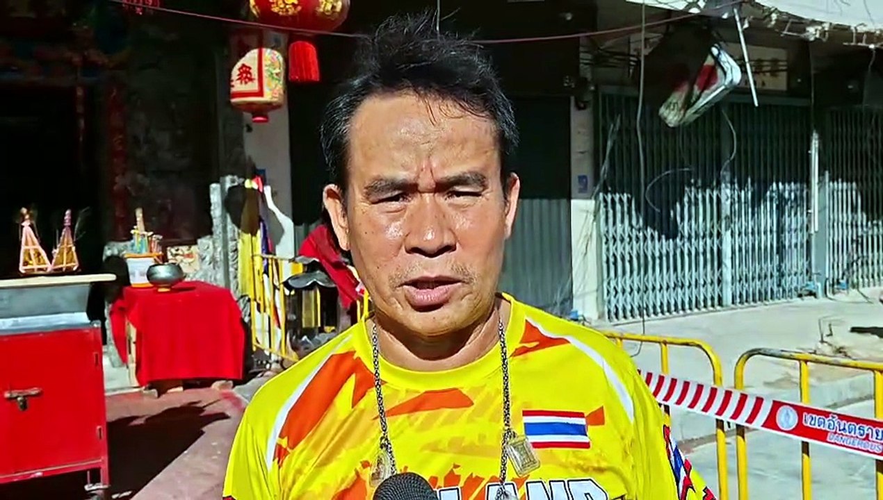 ชาวบ้าน เล่านาทีระทึก กันสาดอาคารเก่าถล่ม เสียชีวิต 1 ราย