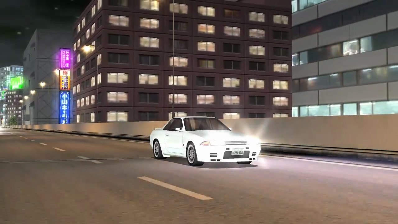 Wangan Midnight Maximum Tune 3DX+ - 32 Outrun all courses Wangan Midnight R BGM