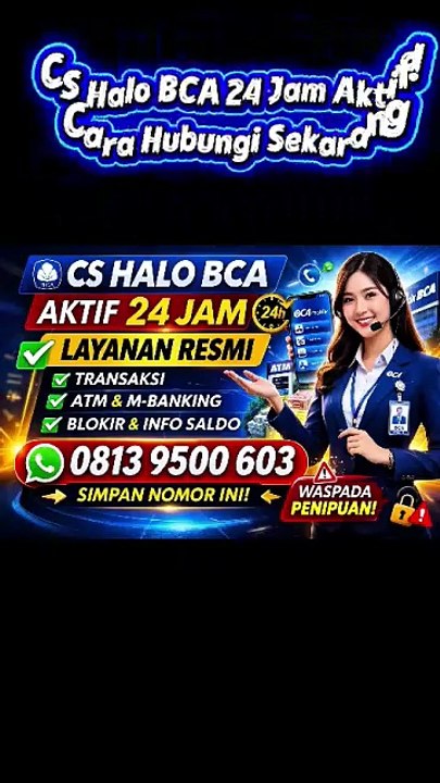 Layanan Halo BCA 24 Jam - Nomor WhatsApp Resmi