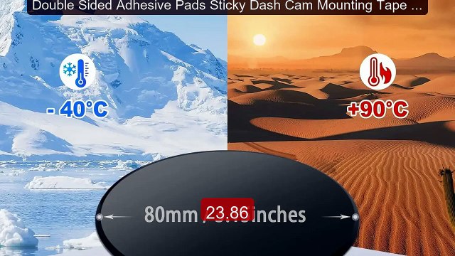 Double Sided Adhesive Pads Sticky Dash Cam Mounting Tape Repla... Hot Deal 2026 | Limited Offer!