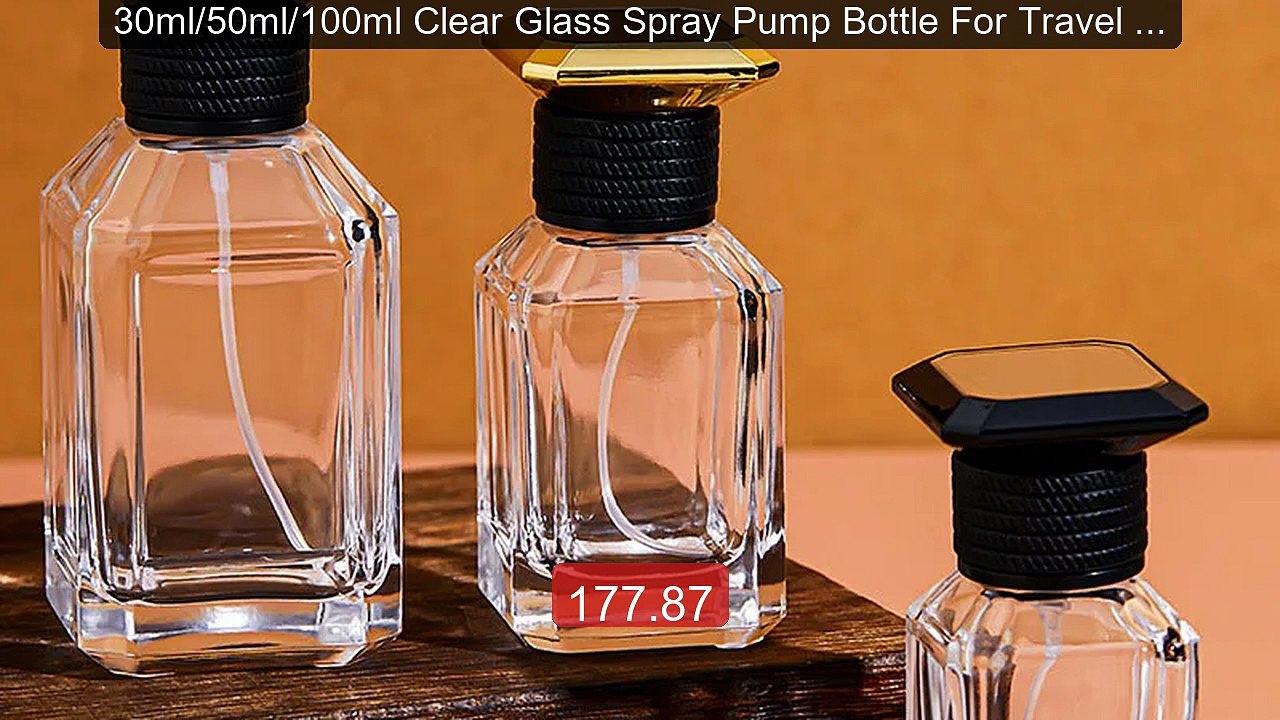 30ml/50ml/100ml Clear Glass Spray Pump Bottle For Travel Portable ... -- Best Deal 2026 | Shop Now!