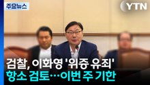 검찰, 이화영 '위증 유죄' 본격 항소 검토...이번 주 중 결론 / YTN