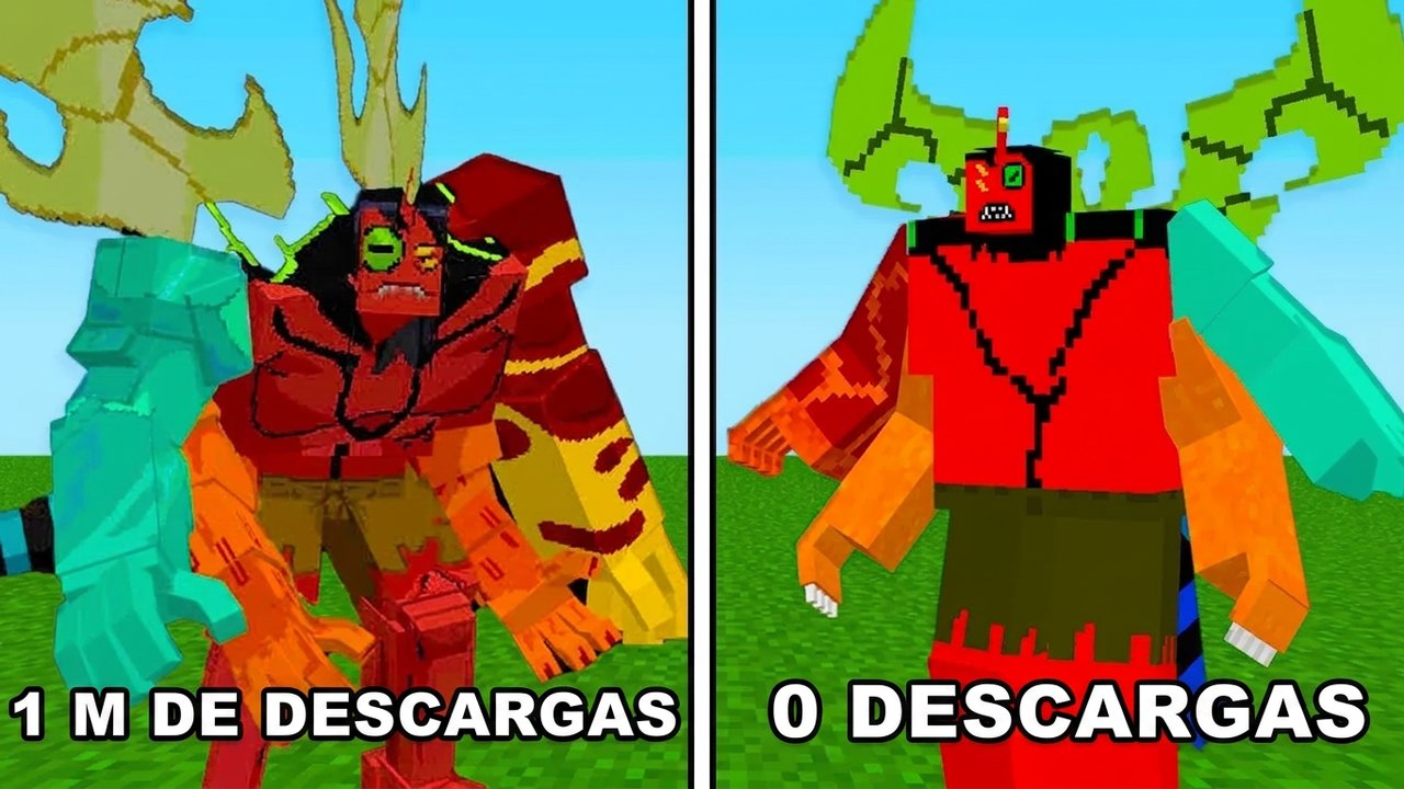 Probé addons rarísimos de Ben 10 con 0 descargas ¡Están loquísimos!