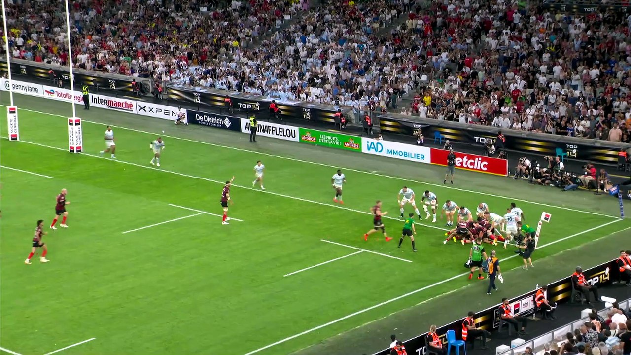 TOP 14 - Essai de Jack WILLIS (ST) - Stade Toulousain - Racing 92