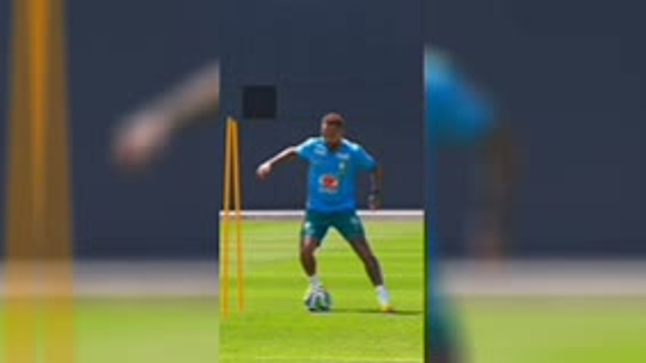 Brésil - Neymar continue sa préparation et s'entraine plus intensément