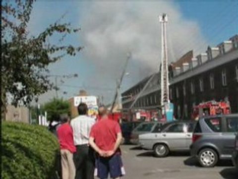 Incendie au collège Saint-Jacques d'Hazebrouck
