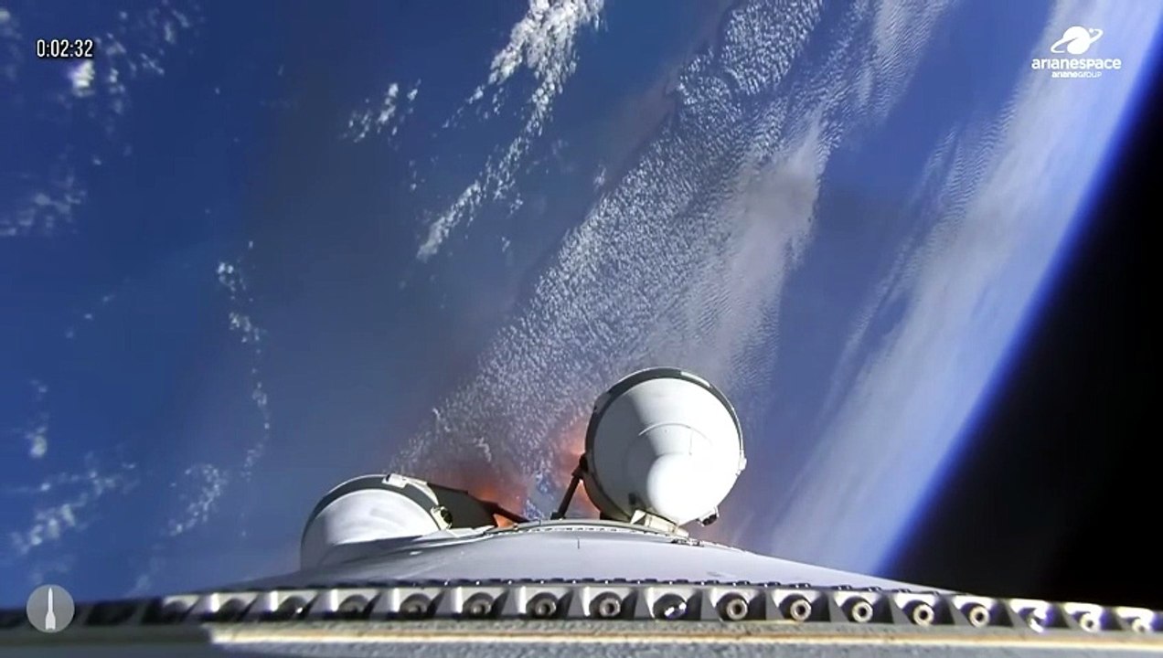 Ariane 6 rocket breaks payload record with launch of Amazon satellites