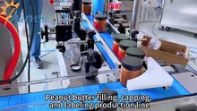 Which factory offers a full peanut butter line (filling, capping, labeling) that handles thick, oily paste without drips?