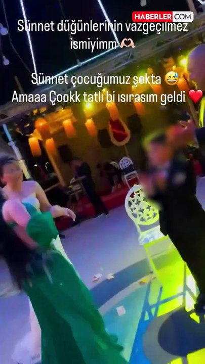 Sünnet düğününe dansöz sürprizi