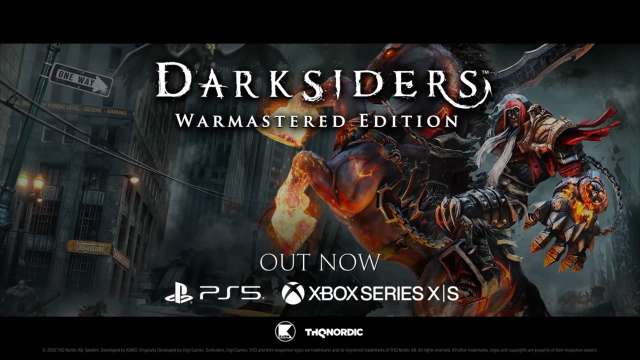 Darksiders Warmastered Edition Official PS5 and...