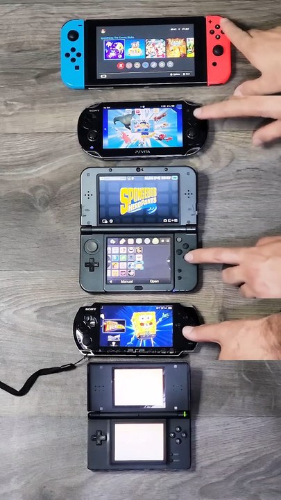 SpongeBob SquarePants - DSvs PSP vs 3DS vs PS Vita vs ..
